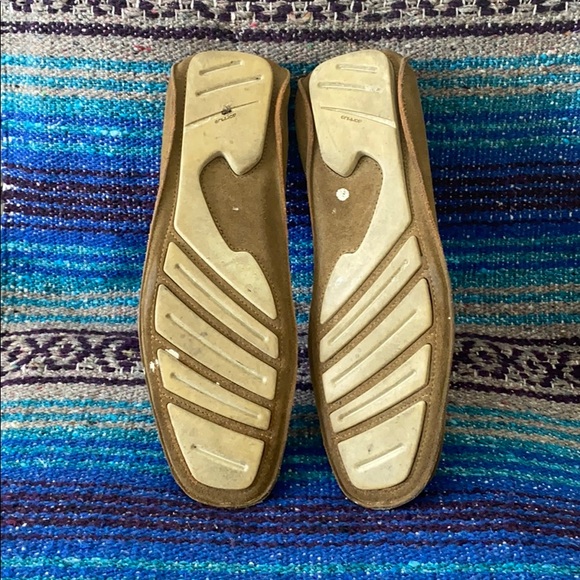 Mens SISLEY Tan Suede Loafers - Picture 3 of 5